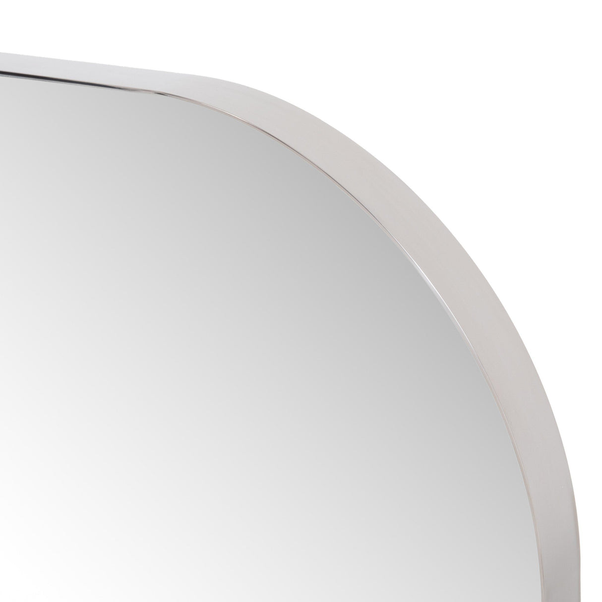 Bellvue Square Mirror in Shiny Steel from Four Hands - Luna Furniture
