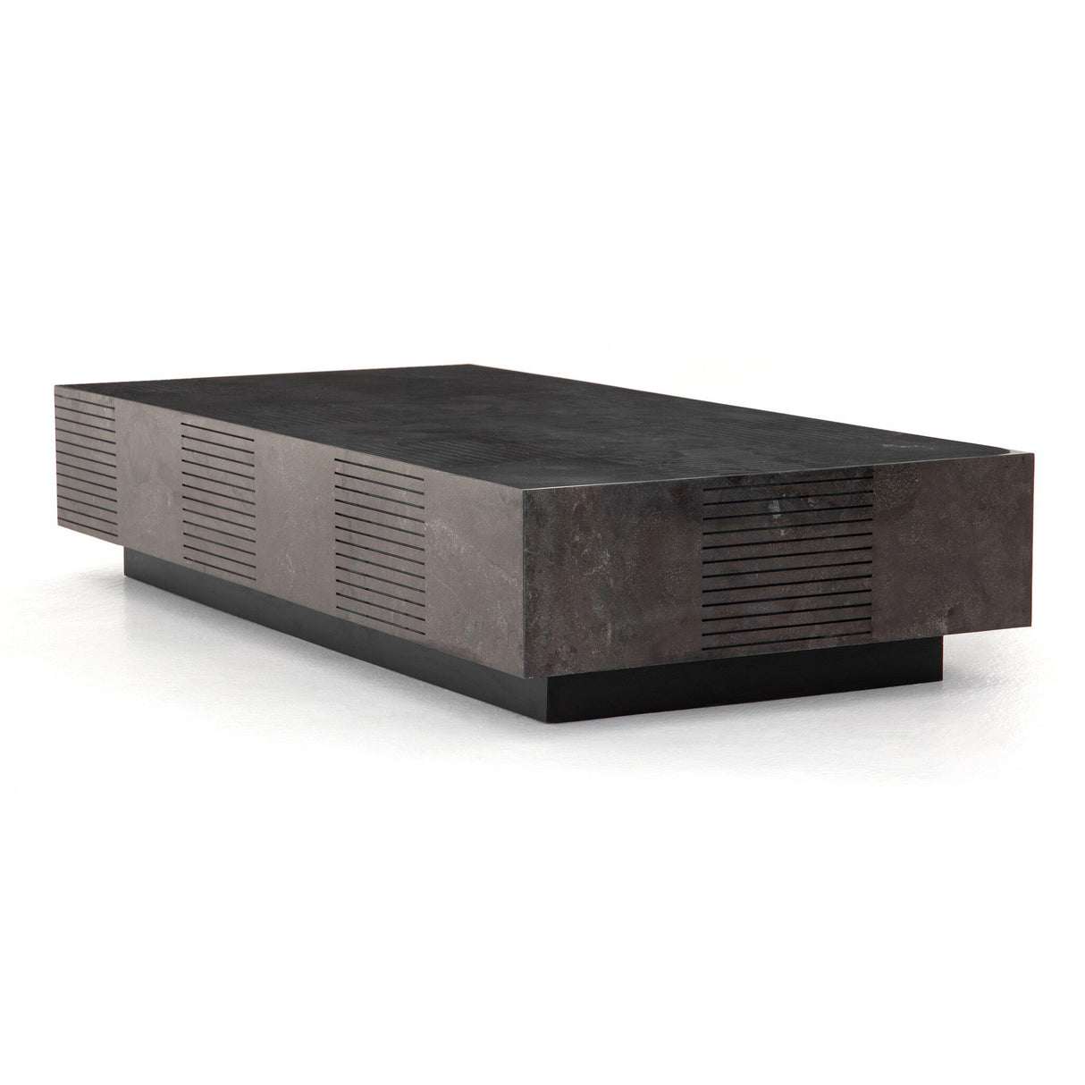 Masera Rectangular Coffee Table in Bluestone from Four Hands - Luna Furniture