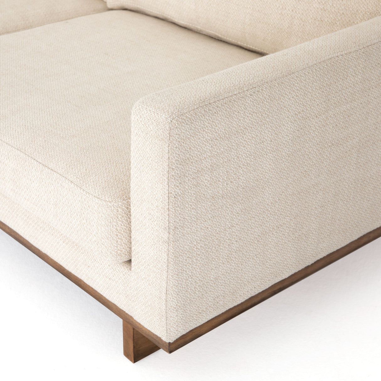 Everly 84" Sofa in Irving Taupe from Four Hands - Luna Furniture
