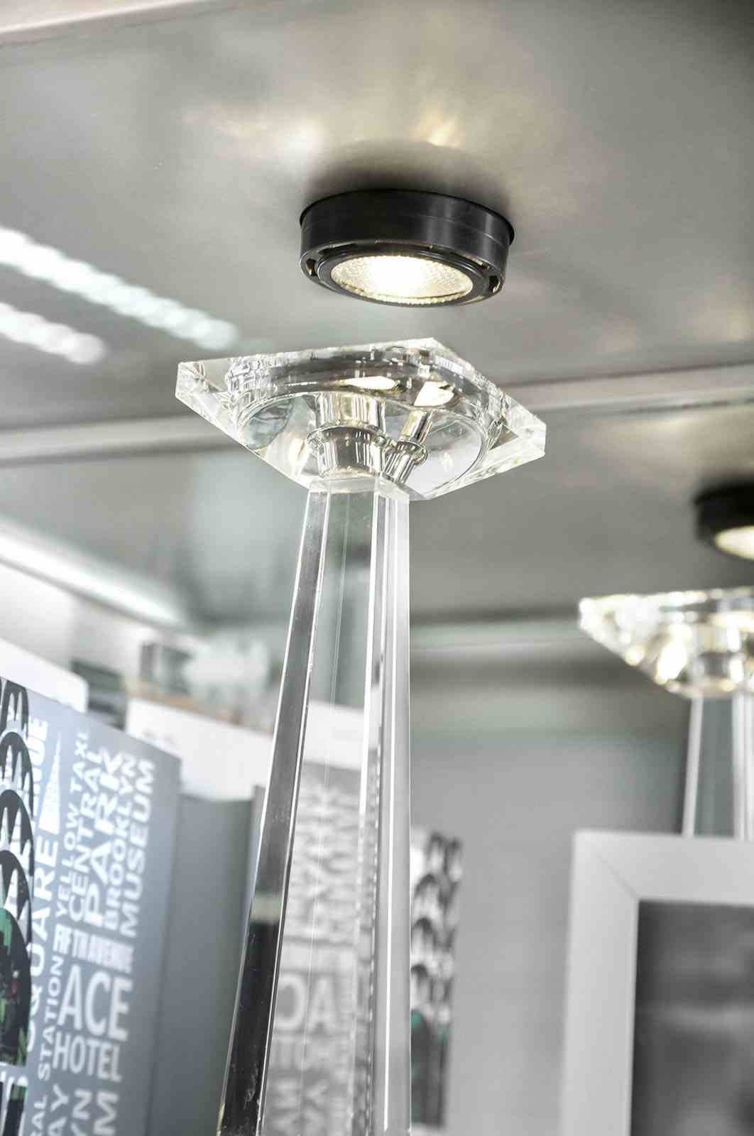 Carrollton Chrome Curio Cabinet from Furniture of America - Luna Furniture