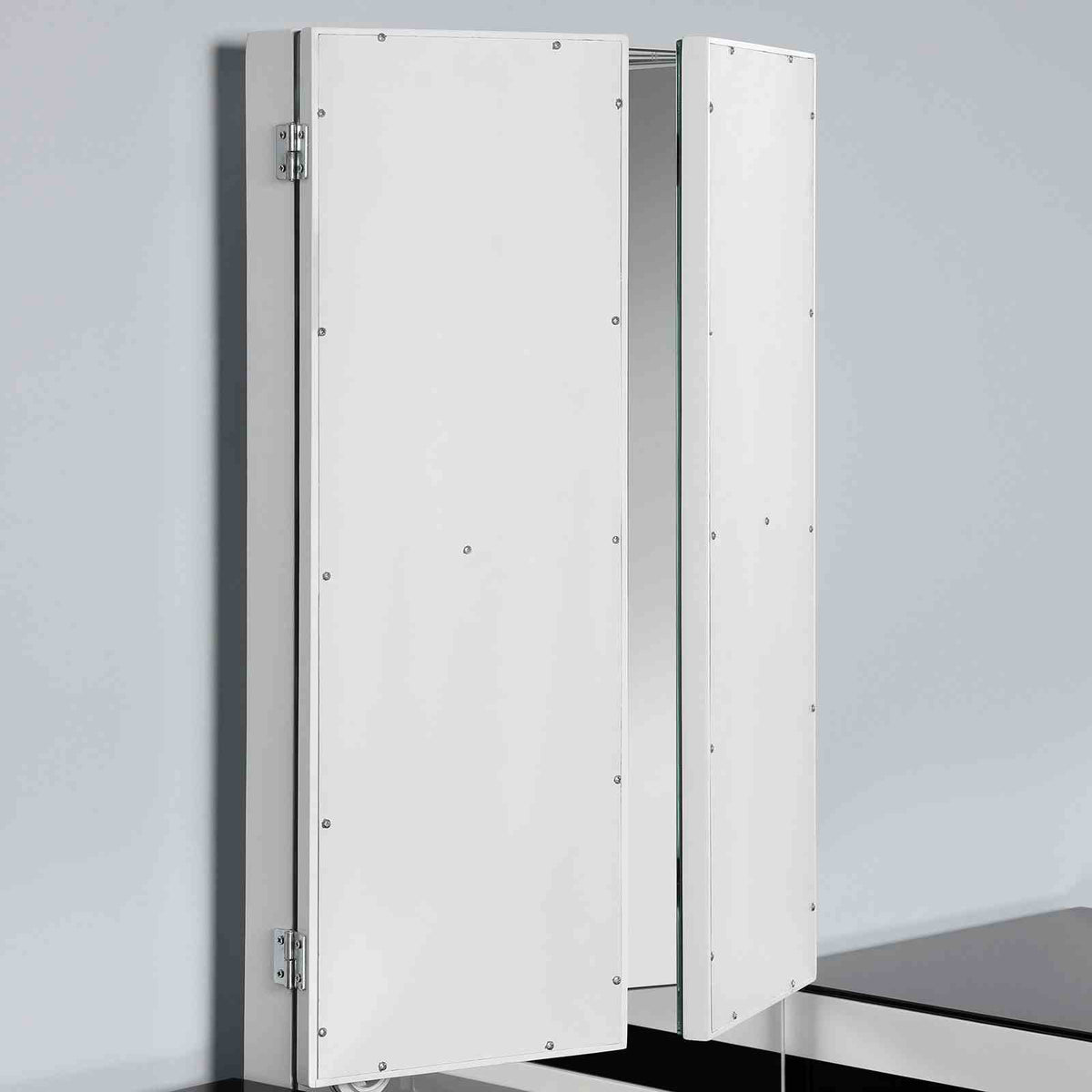 Madonna White/Black Vanity Set from Furniture of America - Luna Furniture