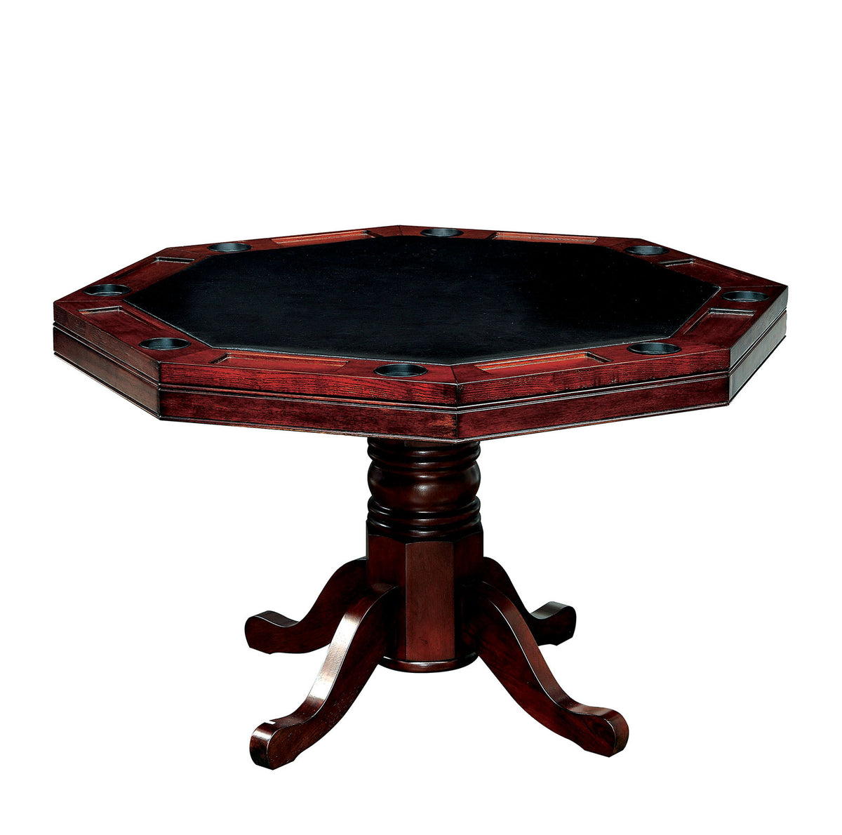 Rowan Cherry Game Table from Furniture of America - Luna Furniture