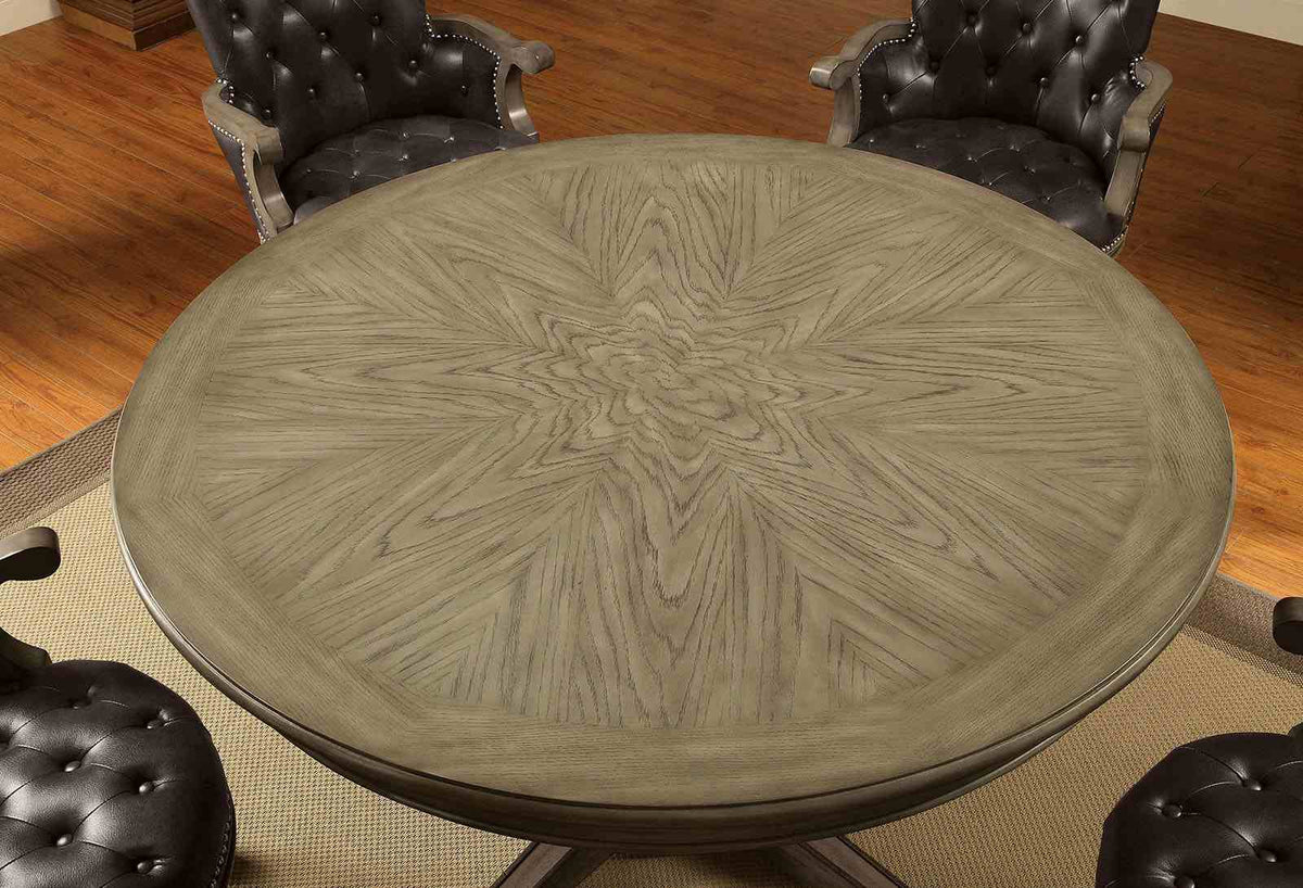 Yelena Gray Game Table from Furniture of America - Luna Furniture