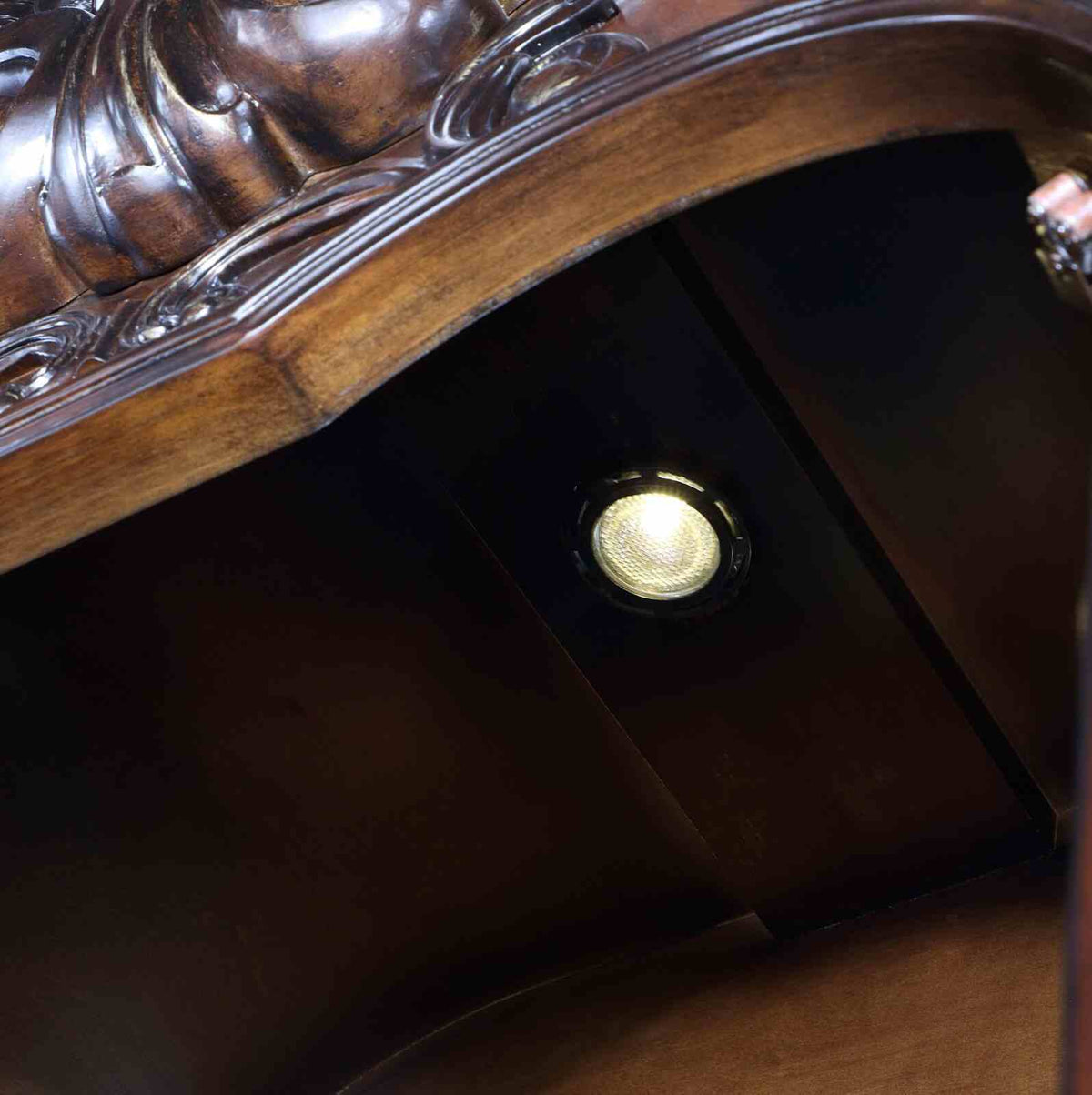Nouvelle Brown Cherry Hutch & Buffet from Furniture of America - Luna Furniture