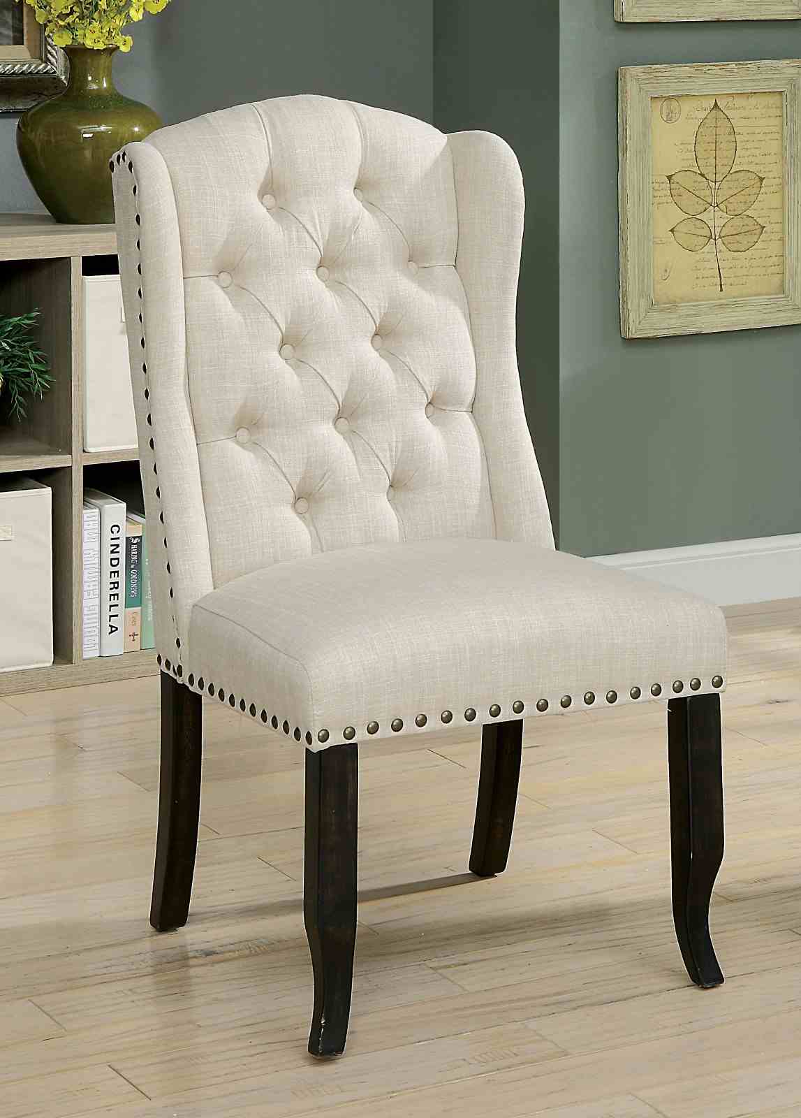 Sania Antique Black/Beige Rustic Dining Room Set from Furniture of America - Luna Furniture