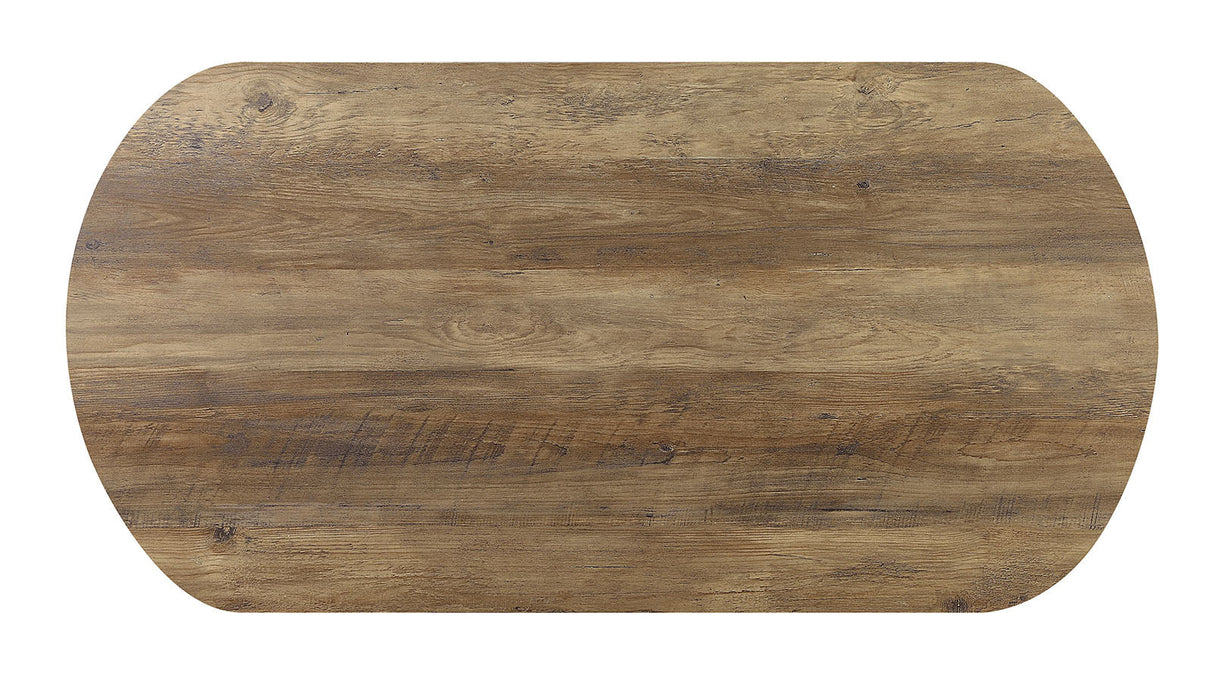 Olbia Rustic Oak/Sand Black 3 Pc. Table Set from Furniture of America - Luna Furniture