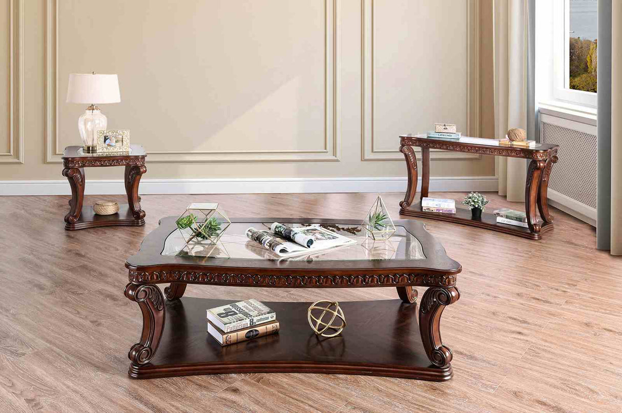 Walworth Dark Oak Sofa Table from Furniture of America - Luna Furniture
