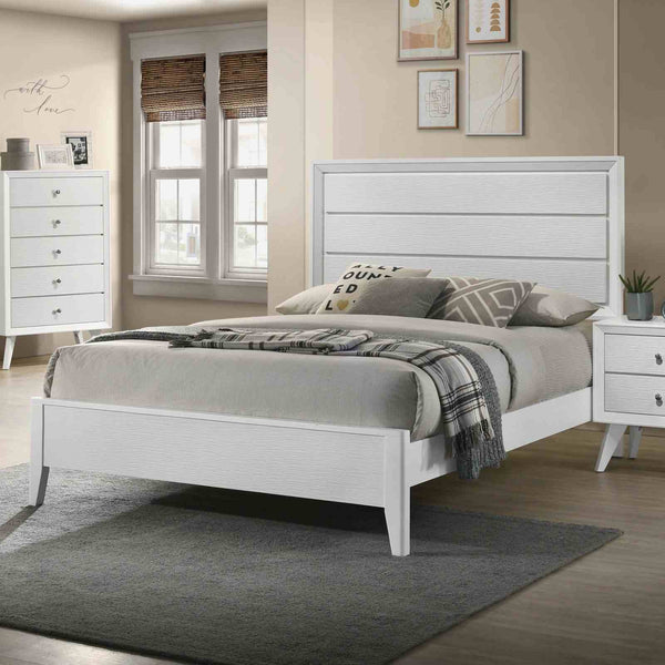 Dortmund White Queen Bed