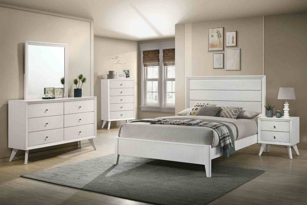 Dortmund White Night Stand from Furniture of America - Luna Furniture