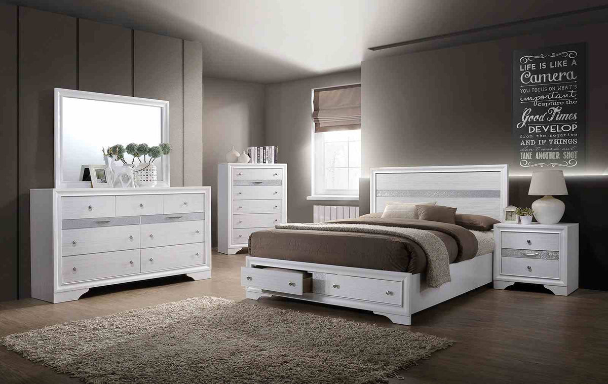 Chrissy White Dresser from Furniture of America - Luna Furniture