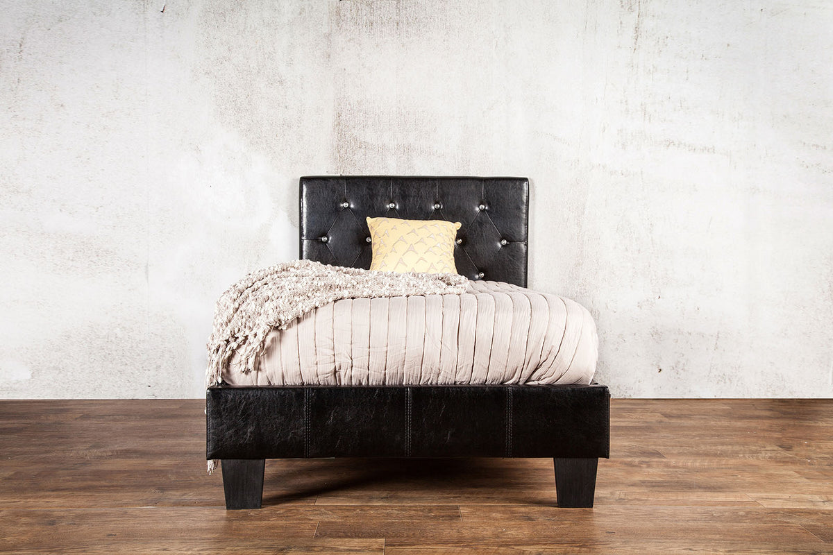 Velen Black California King Bed from Furniture of America - Luna Furniture