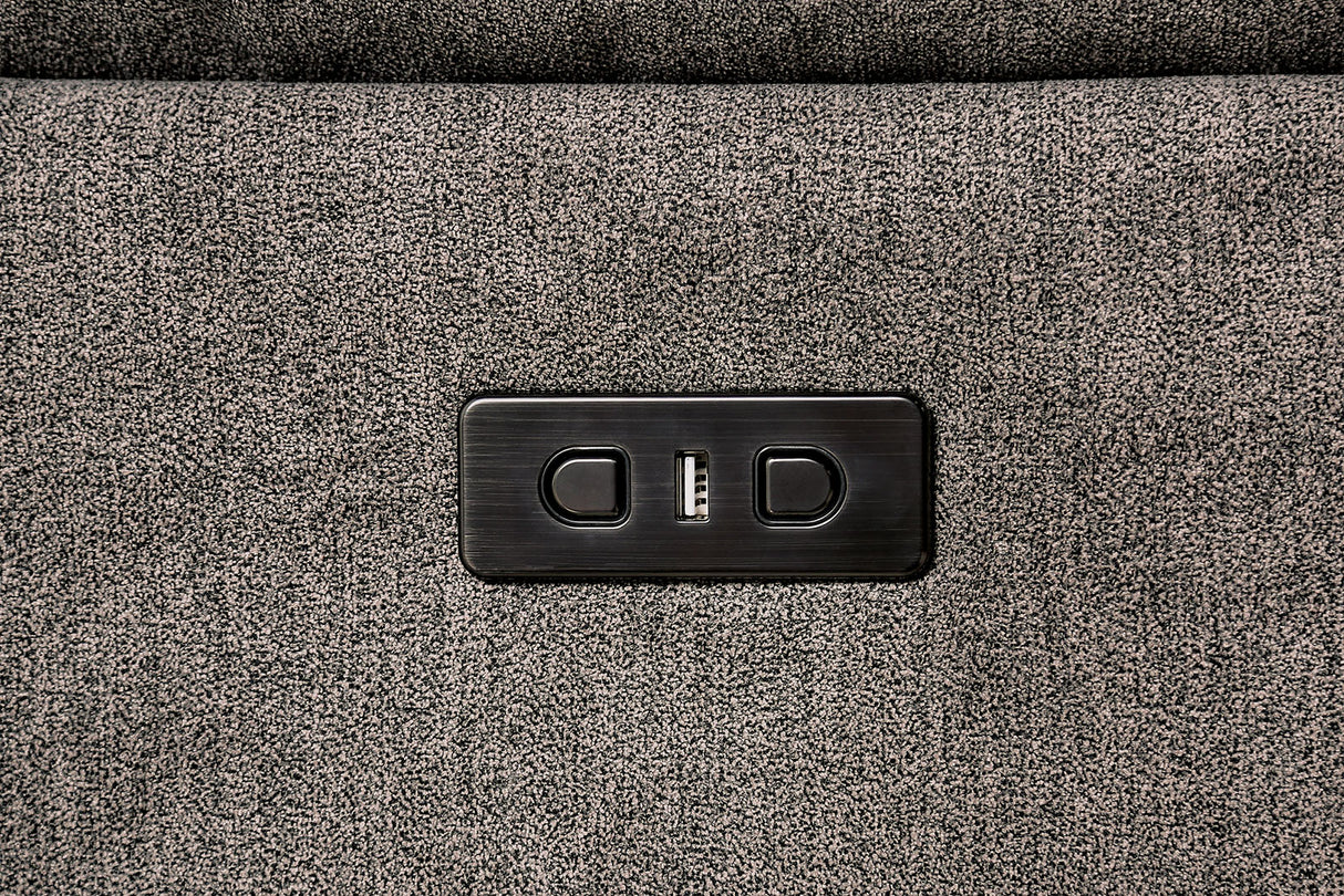 Cerelia Gray Power Sectional from Furniture of America - Luna Furniture