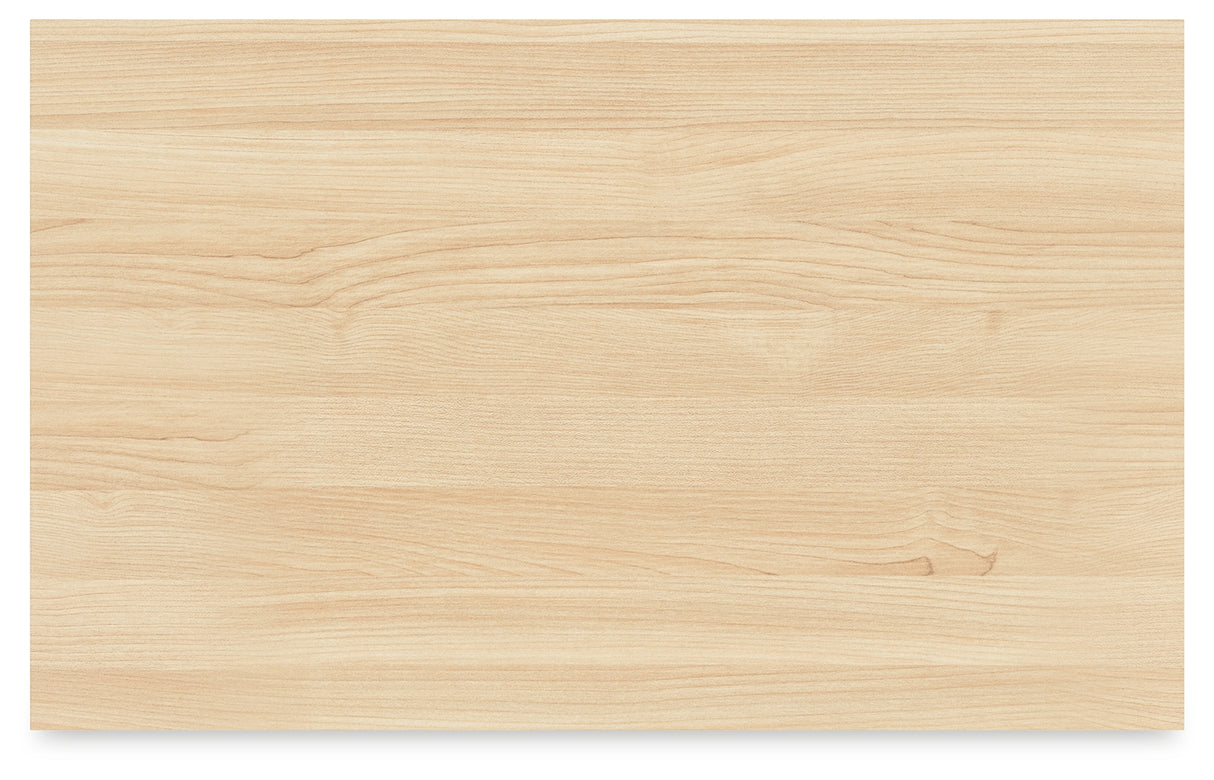 Cabinella Full Platform Bed with Dresser, Chest and 2 Nightstands in Tan from Ashley Furniture - Luna Furniture