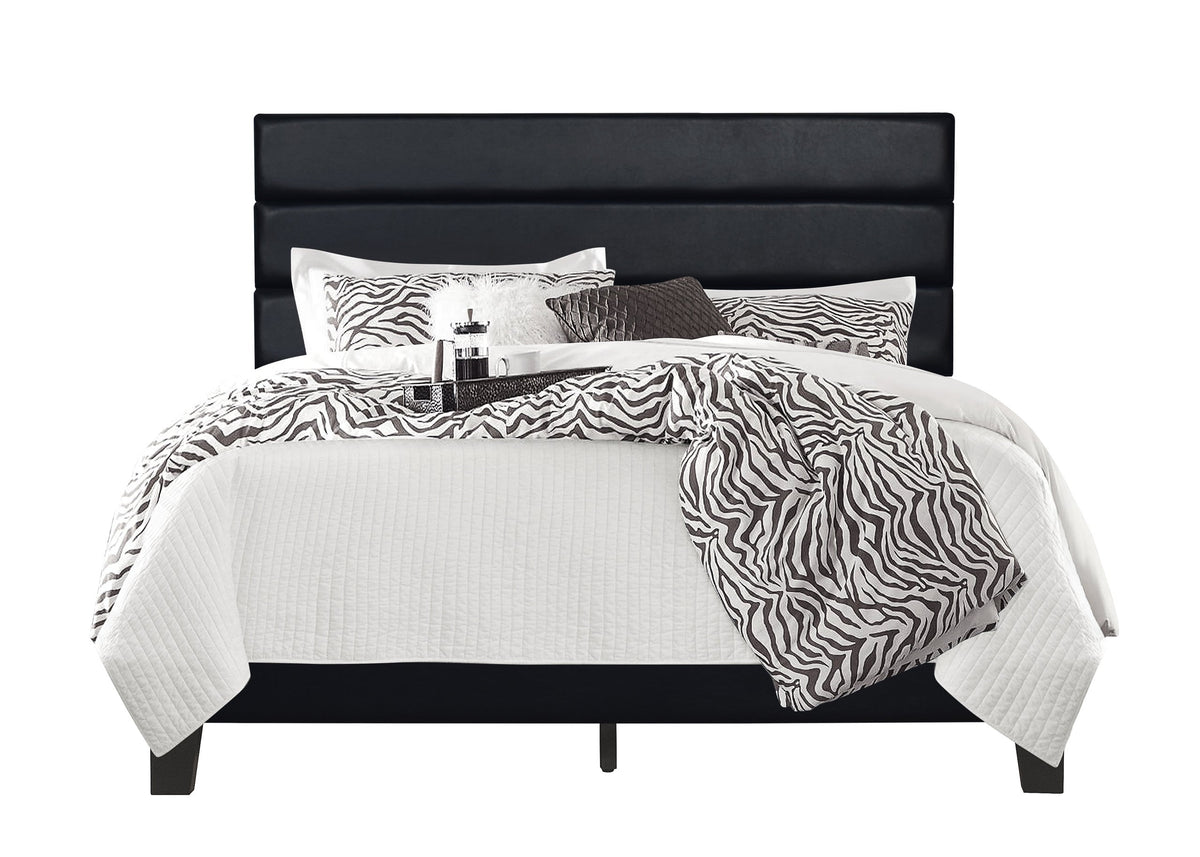 Calnory Black Full Platform Bed from Happy Homes - Luna Furniture