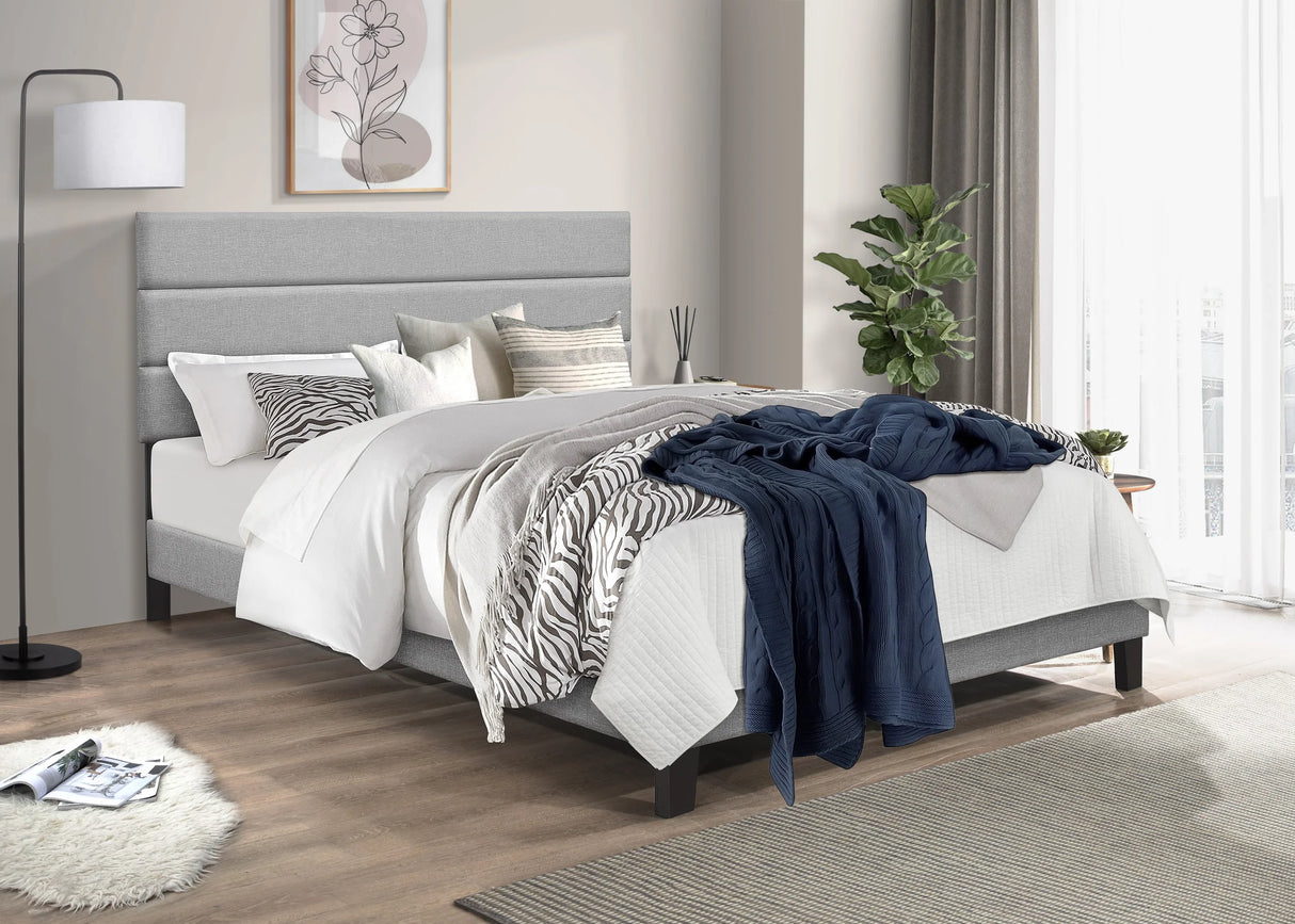 Calnory Gray Twin Platform Bed from Happy Homes - Luna Furniture