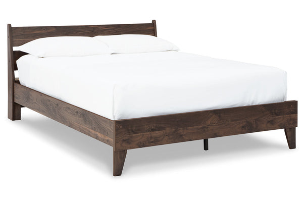 Calverson Mocha Queen Platform Bed