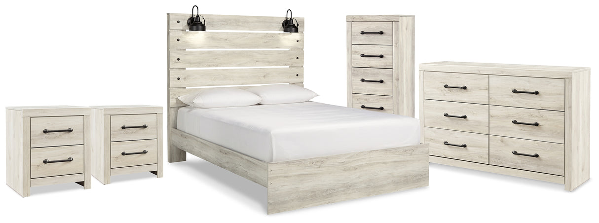 Cambeck Queen Panel Storage Bed, Dresser, Chest and 2 Nightstands from Ashley Furniture - Luna Furniture