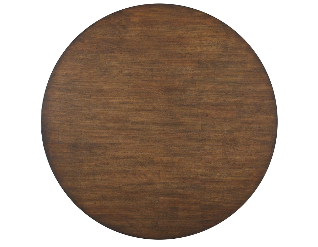 Cambridge Burnished Chestnut Dining Set with Folding Removable Game Top from Steve Silver - Luna Furniture