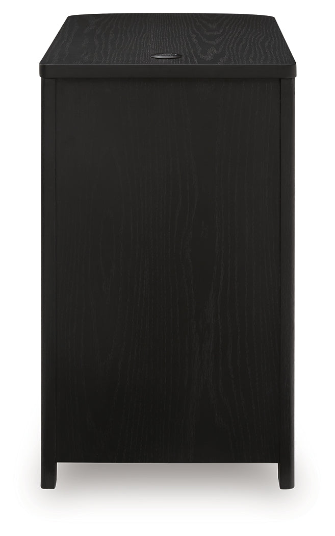 Camdill Black Chairside End Table from Ashley - Luna Furniture