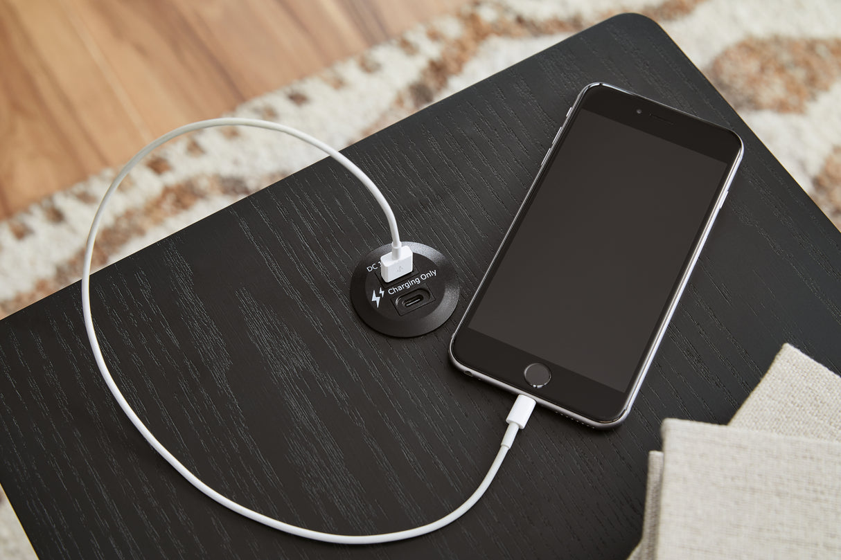 Camdill Black Chairside End Table from Ashley - Luna Furniture