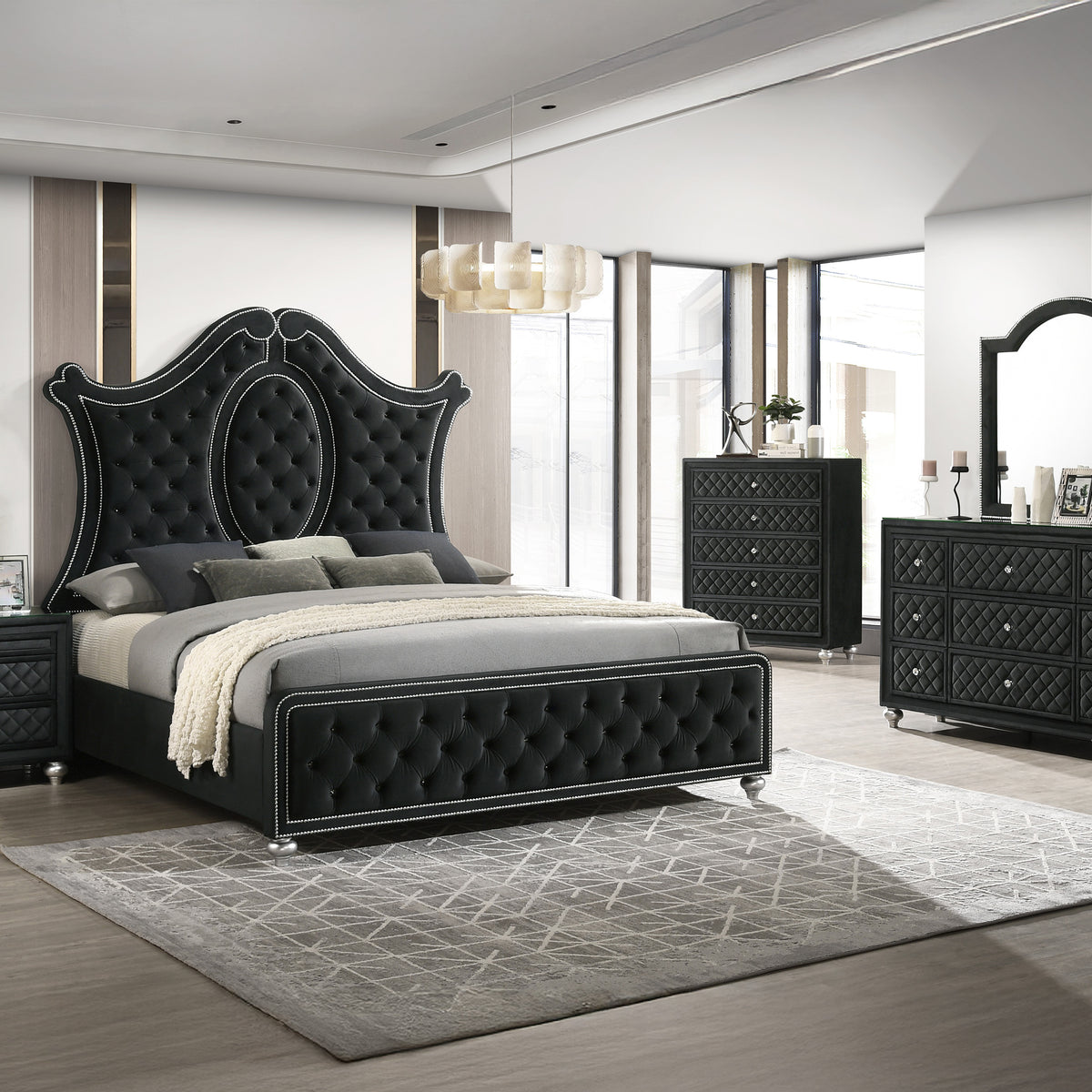 black dresser sets NICOLETTA Eleanor Gown