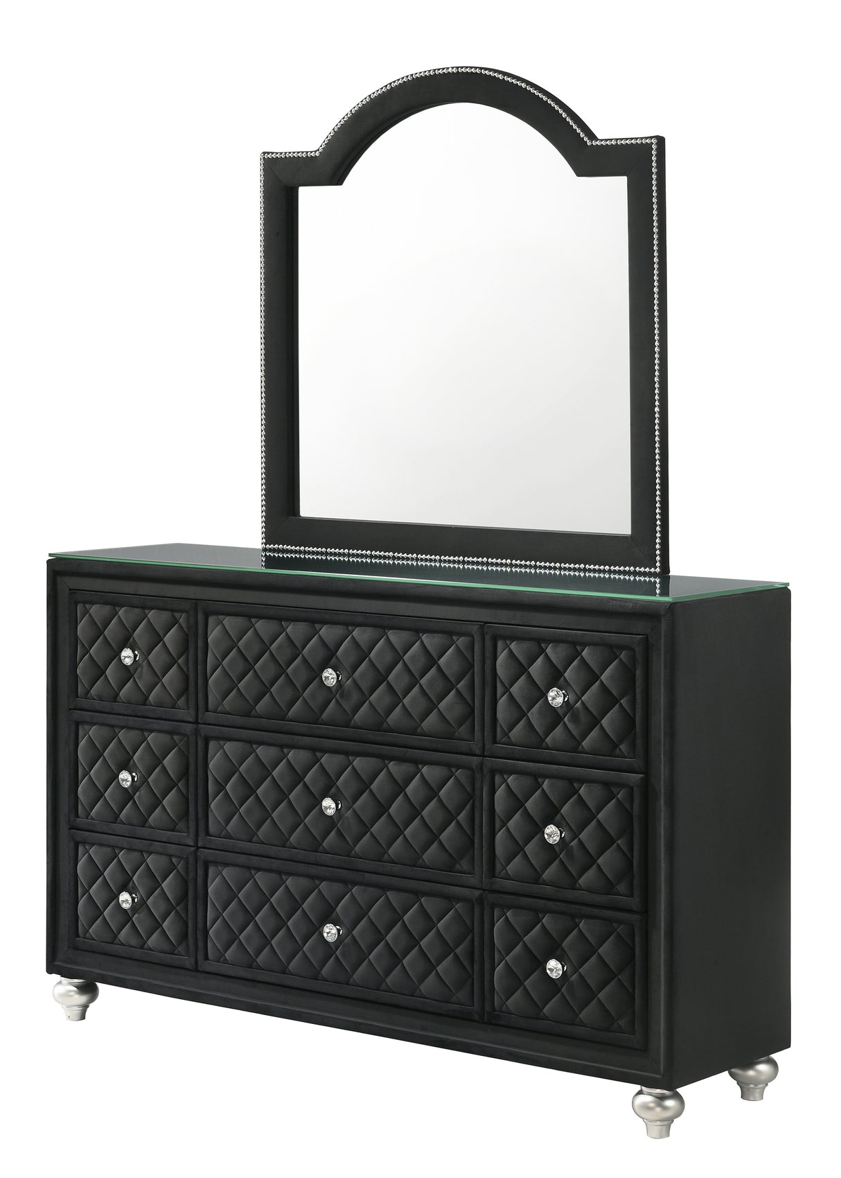 Cameo Black Dresser from Crown Mark - Luna Furniture
