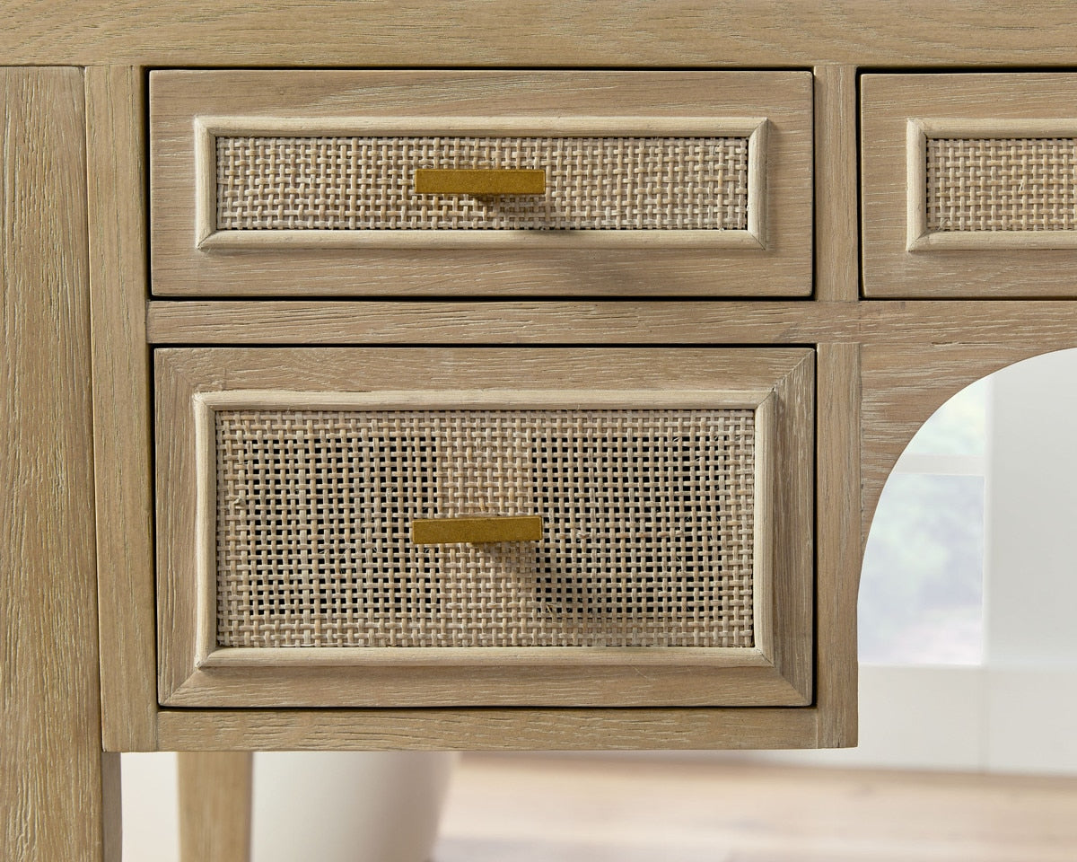 Cane Desk from Essentials For Living - Luna Furniture