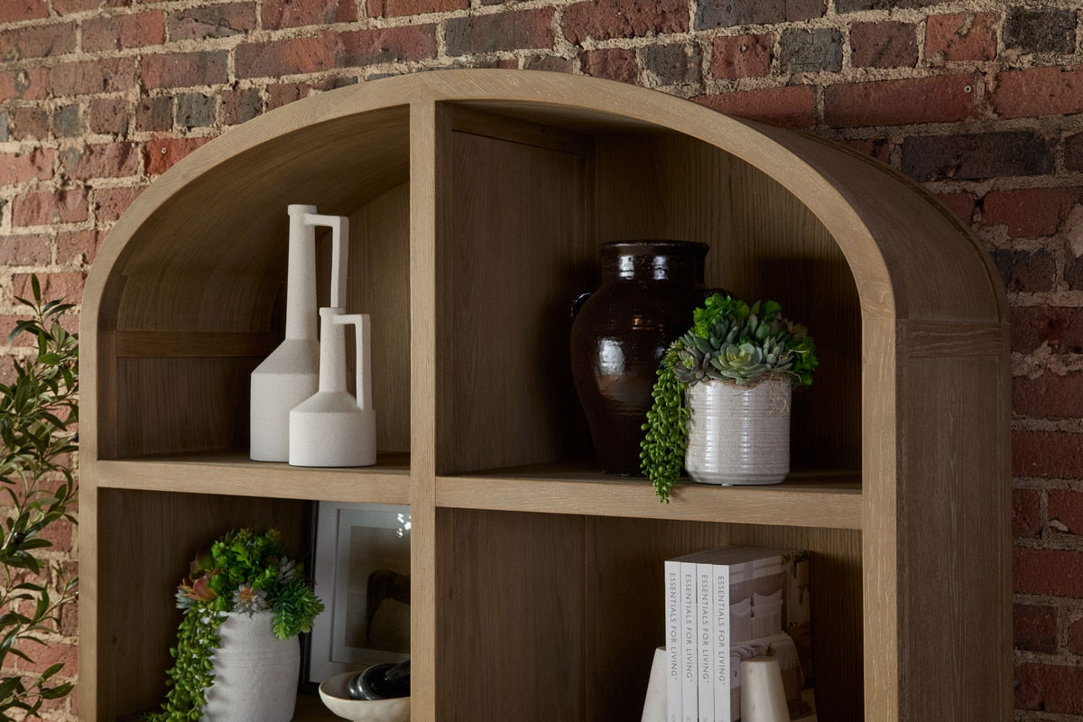 Cane Storage Bookcase from Essentials For Living - Luna Furniture