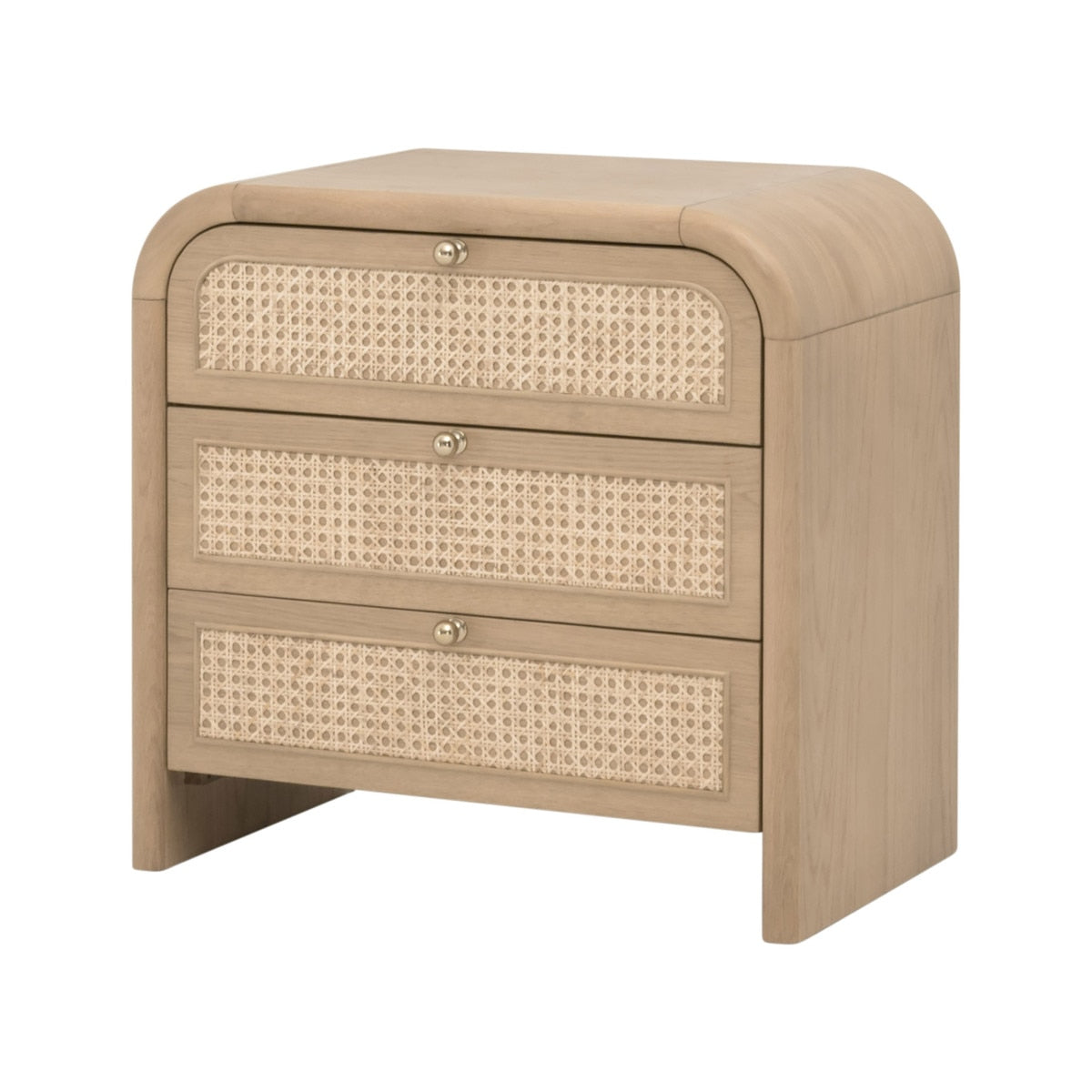 Cannes 3-drawer Nightstand from Essentials For Living - Luna Furniture