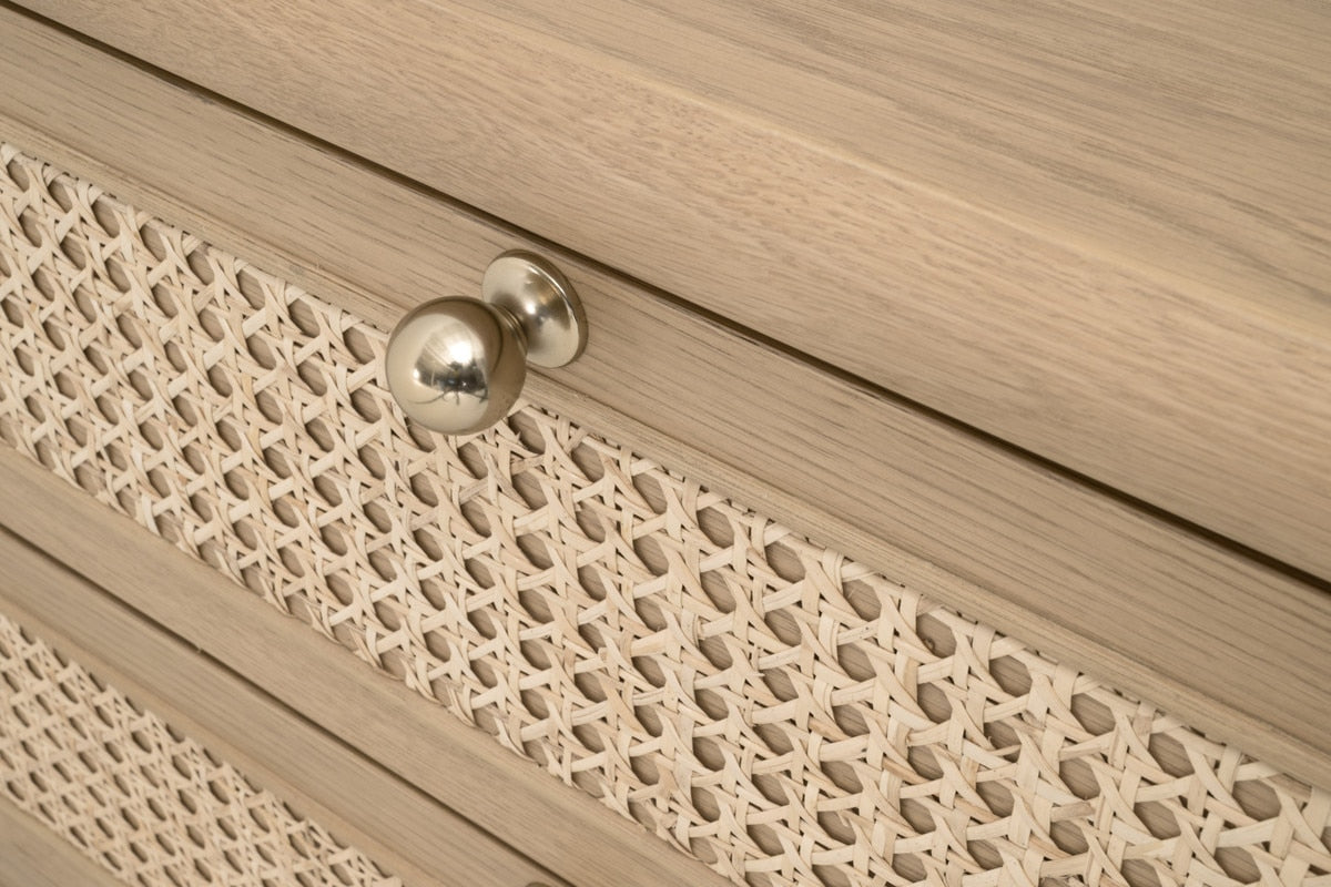 Cannes 3-drawer Nightstand from Essentials For Living - Luna Furniture