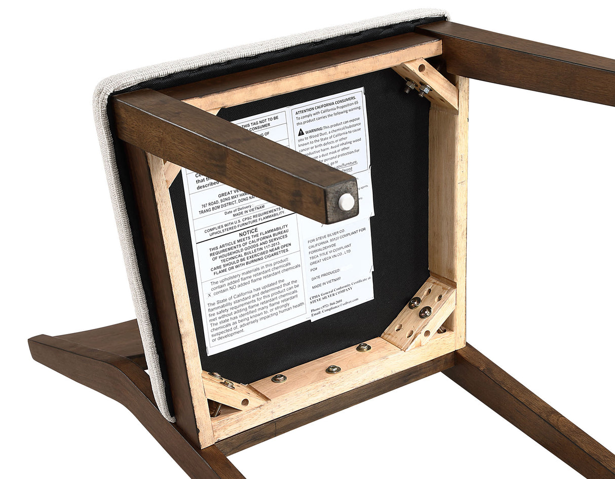 Canton Mocha 5-Piece Dining Set from Steve Silver - Luna Furniture