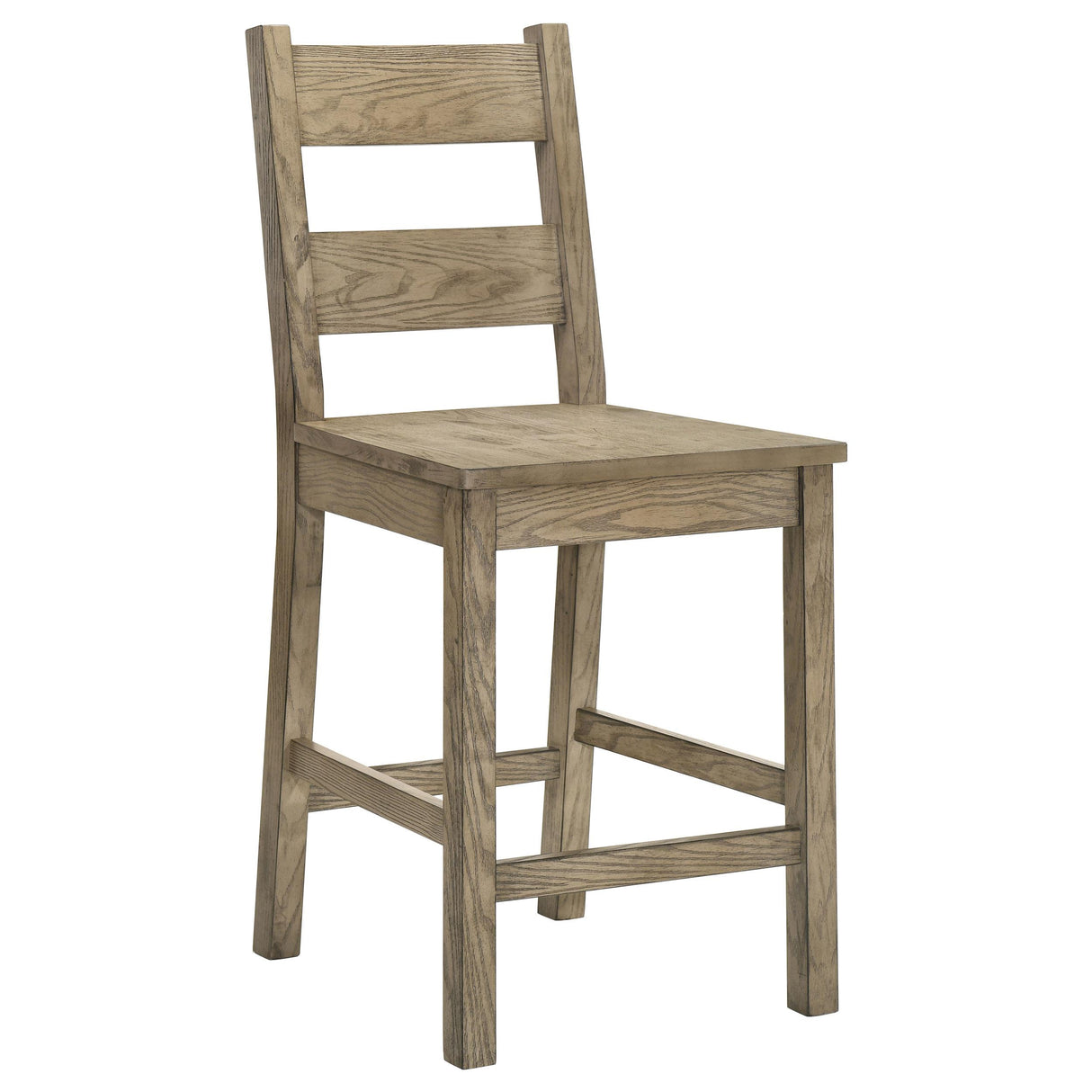 Cardova Vineyard Oak Counter Height Dining Chair, Set of 2 from Coaster - Luna Furniture