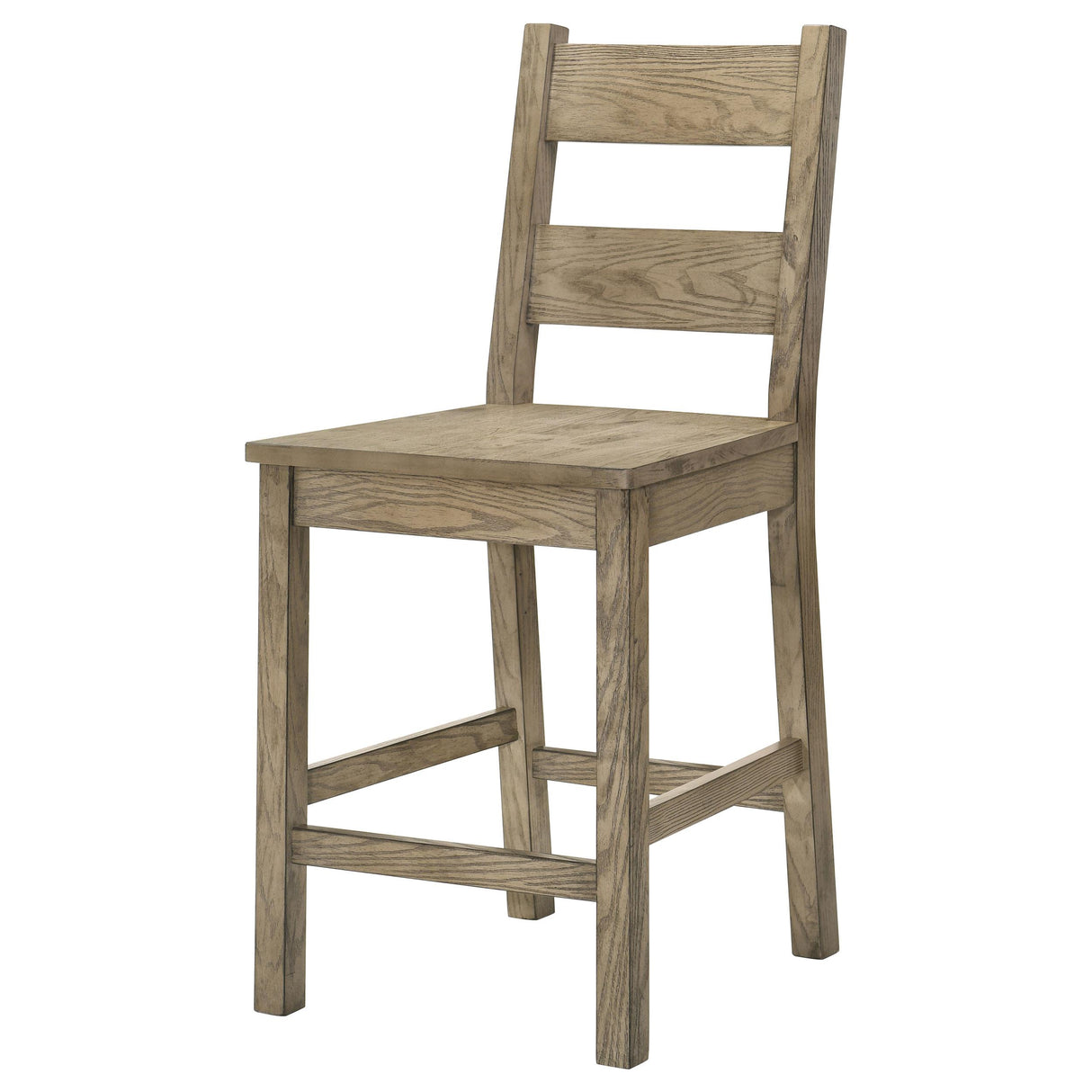 Cardova Vineyard Oak Counter Height Dining Chair, Set of 2 from Coaster - Luna Furniture