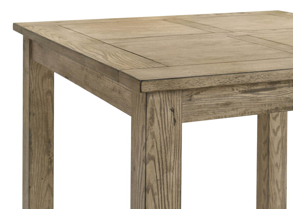 Cardova Vineyard Oak Square Counter Height Dining Table from Coaster - Luna Furniture