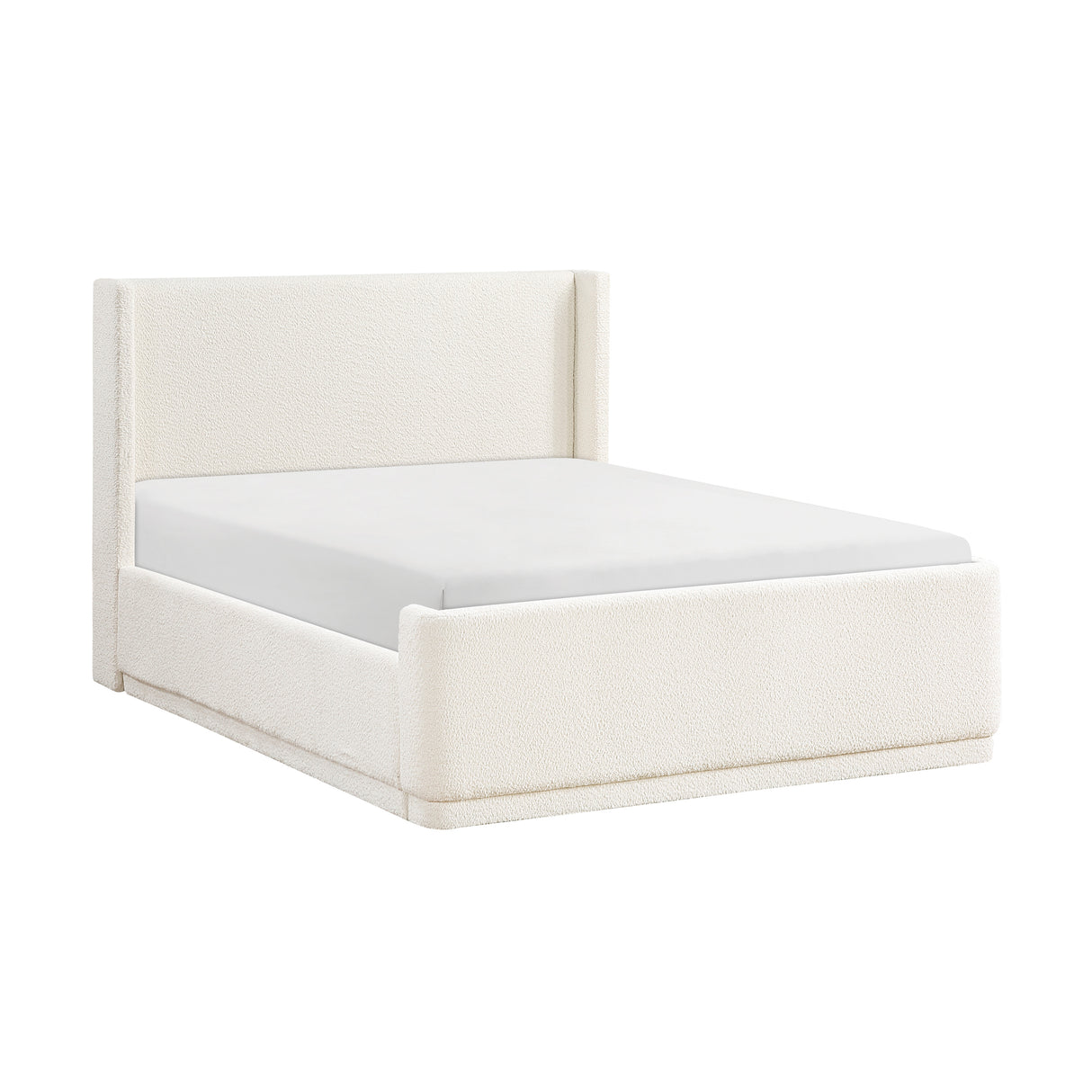 Carmel Beige Eastern King Platform Bed from Homelegance - Luna Furniture