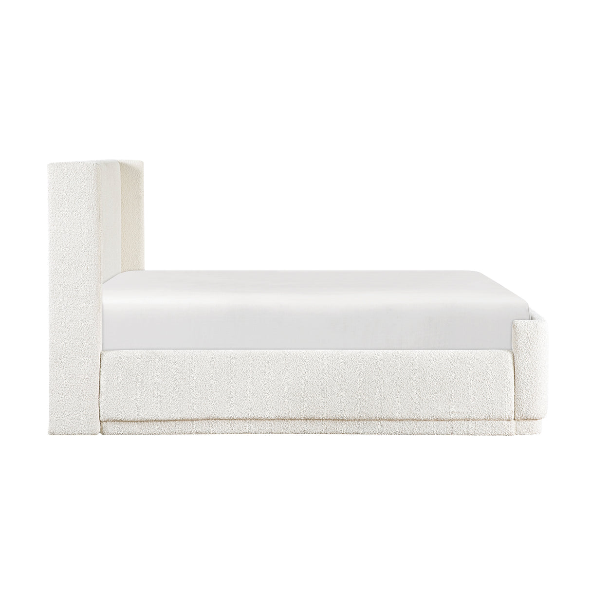 Carmel Beige Eastern King Platform Bed from Homelegance - Luna Furniture