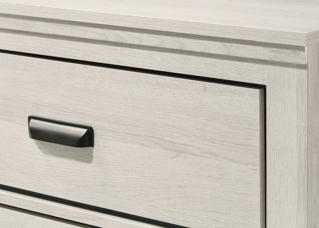 Carter White Platform Bedroom Set from Crown Mark - Luna Furniture
