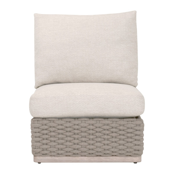 Caspian Outdoor Modular Armless Sofa Chair