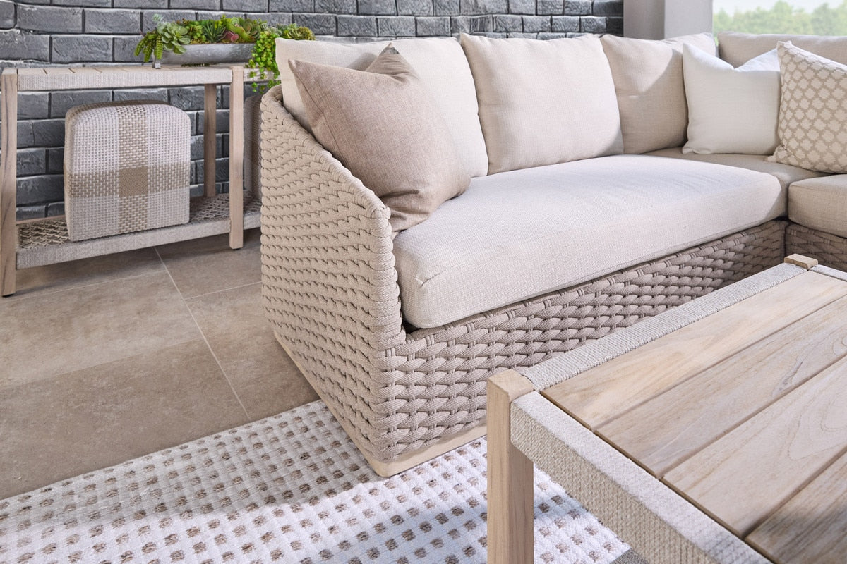 Caspian Outdoor Modular Armless Sofa Chair from Essentials For Living - Luna Furniture