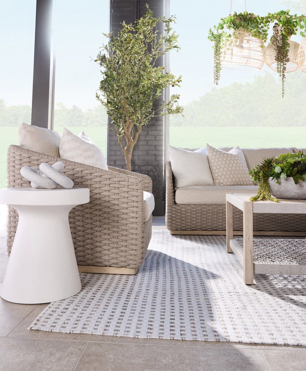 Caspian Outdoor Modular Armless Sofa Chair from Essentials For Living - Luna Furniture