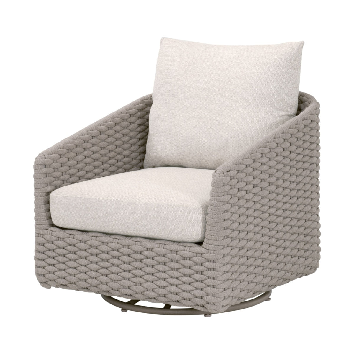 Caspian Outdoor Swivel Rocker Sofa Chair from Essentials For Living - Luna Furniture