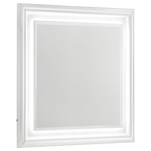 Cassia White High Gloss Dresser Mirror