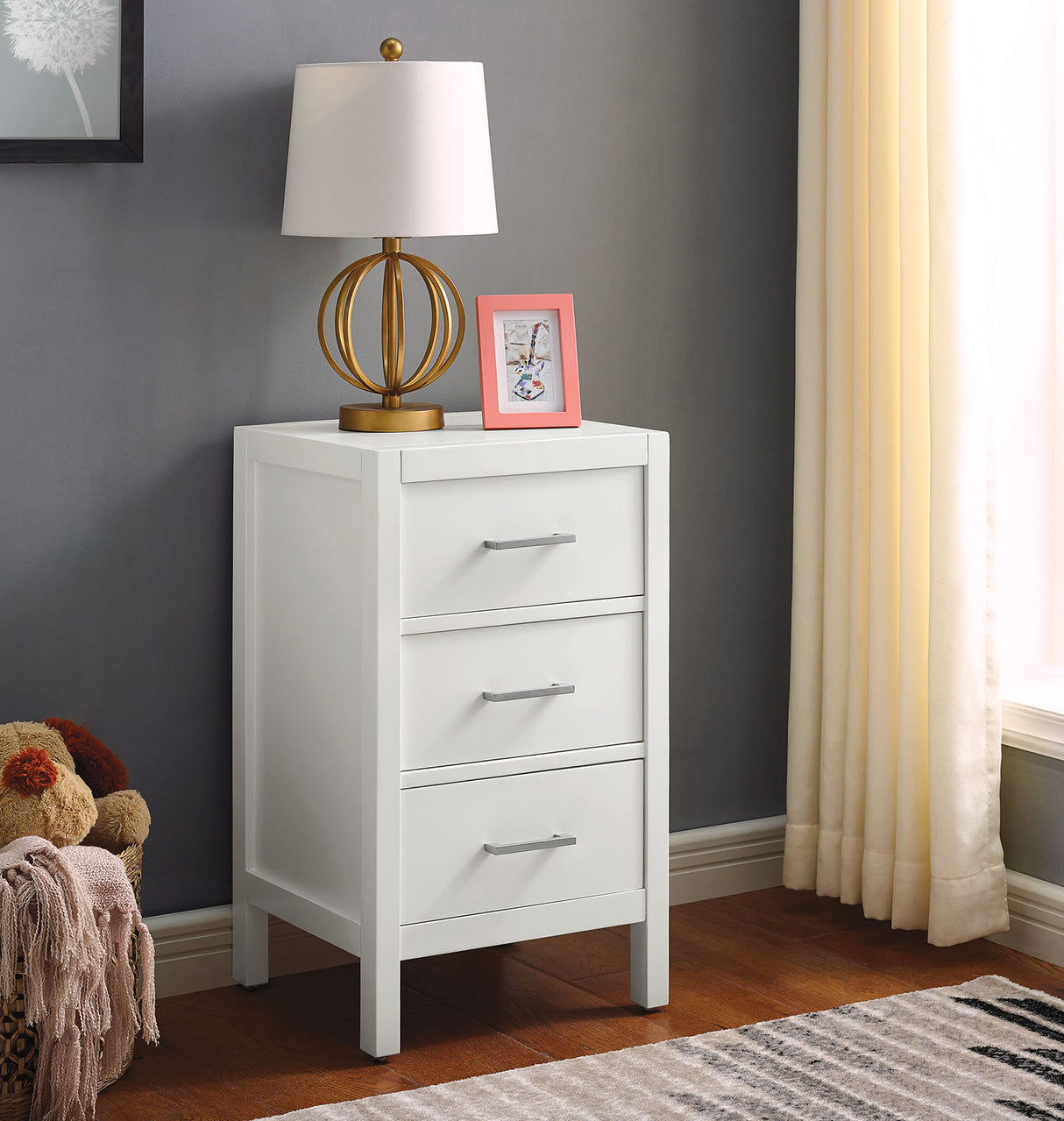Cassidy White Twin Loft Bed from Furniture of America - Luna Furniture
