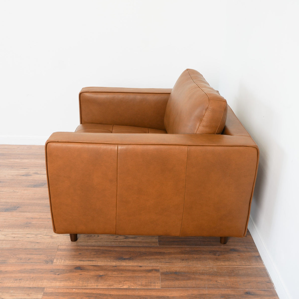 Tessa Tan Leather Lounge Chair from Ashcroft Furniture - Luna Furniture