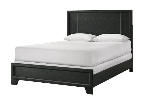 Charlie Charcoal Full Panel Bed
