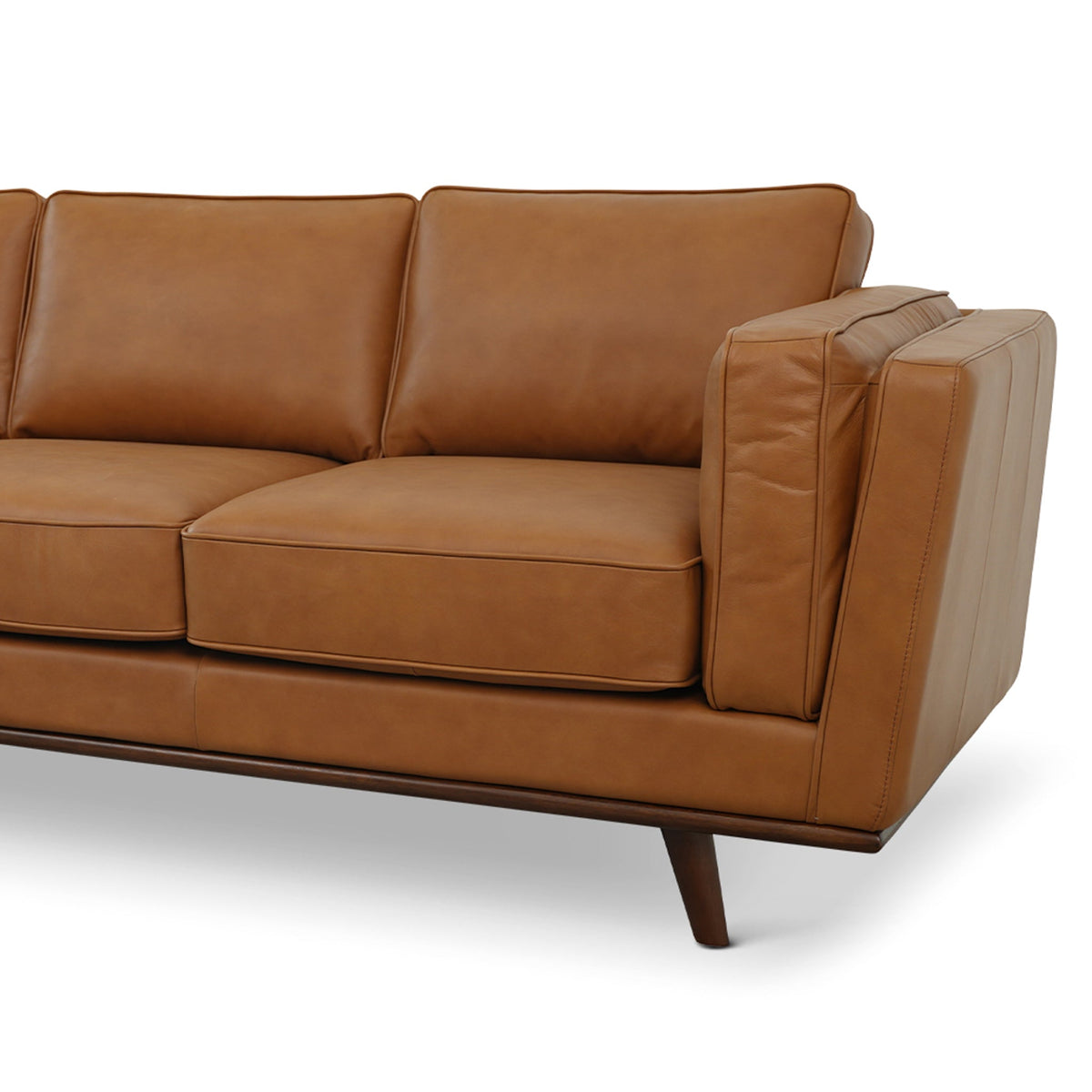 Chase Tan Genuine Leather Sofa from Ashcroft Furniture - Luna Furniture