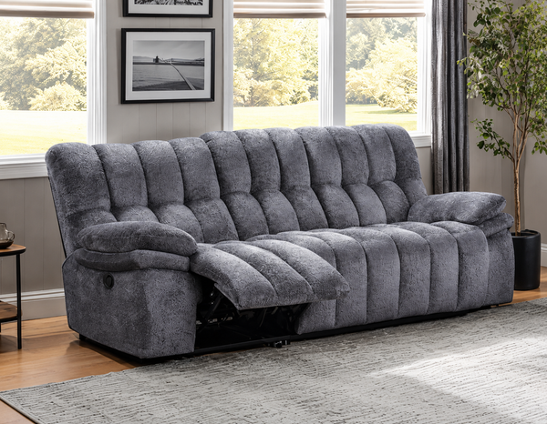 Hieronymus Dark Gray Manual Sofa
