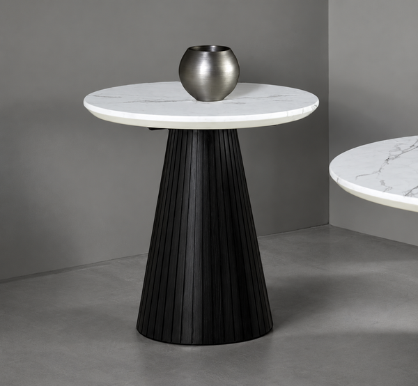 Sindal Black Round End Table
