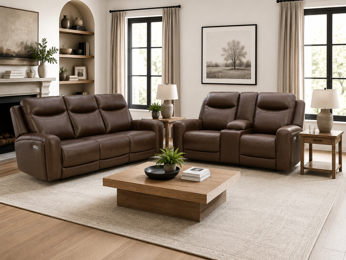 Ashley Gravier Cordova Power Reclining Living Room Set – Luna