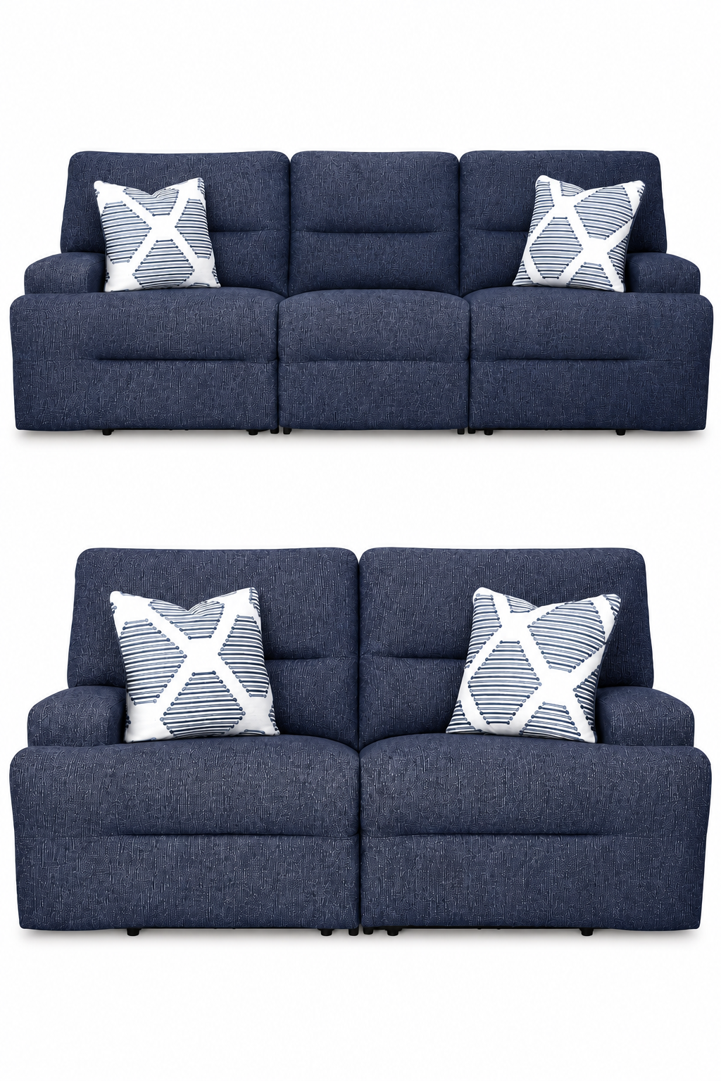 Acklen Place Navy Power Reclining Living Room Set from Ashley - Luna Furniture